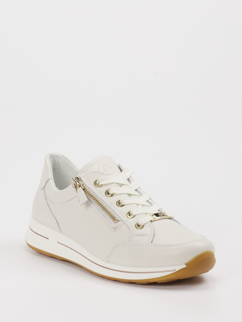 Ara – Sneaker aus Kalbleder in Offwhite