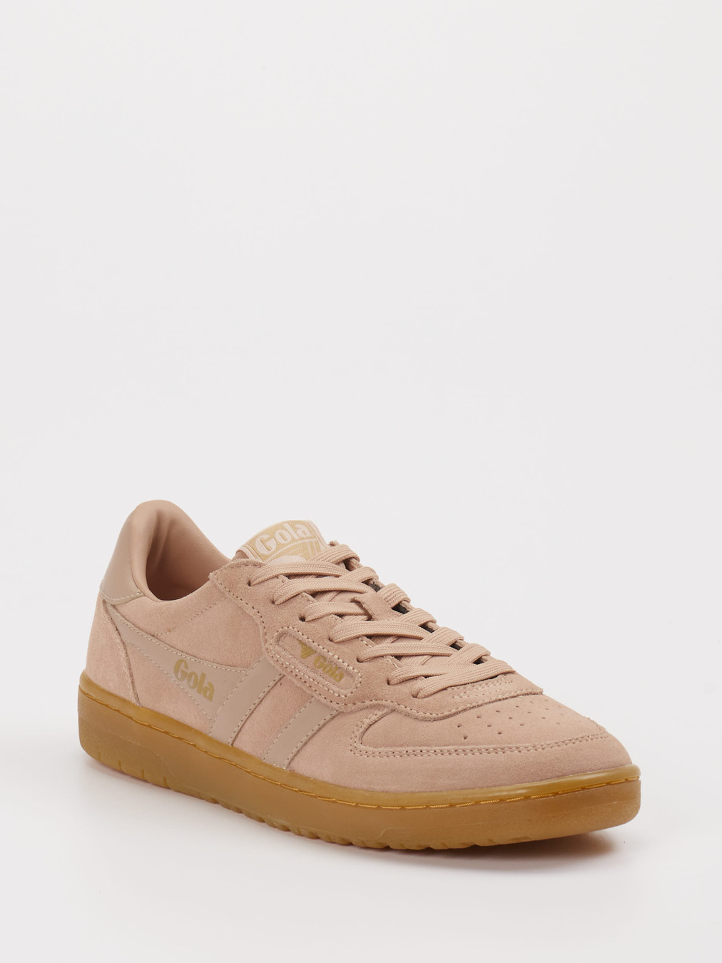 Gola – Sneaker aus Veloursleder in Rosébeige