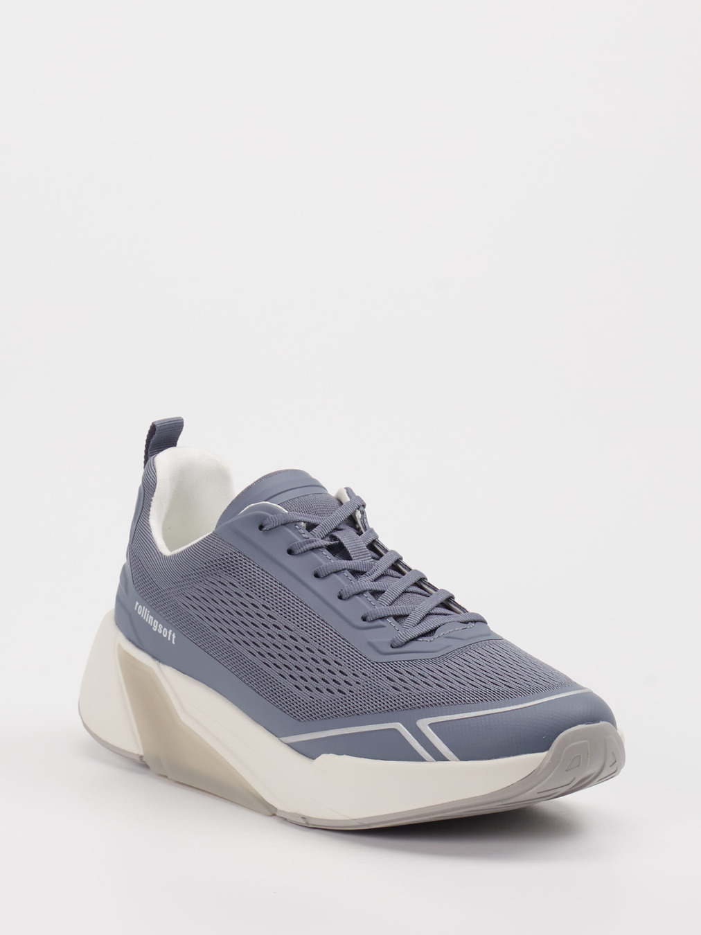 Gabor Comfort – Sneaker aus Textil in Blaugrau