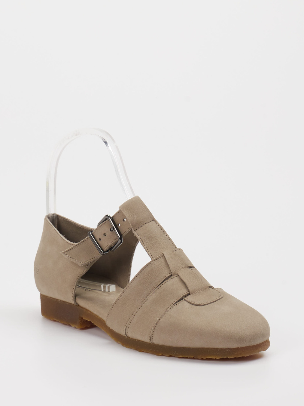 Arche – T-Steg-Sandalen aus Leder in Taupe