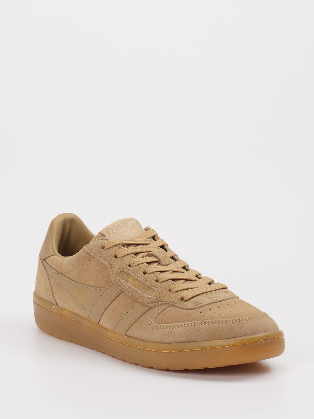 Gola – Retro-Sneaker aus Veloursleder sandbeige