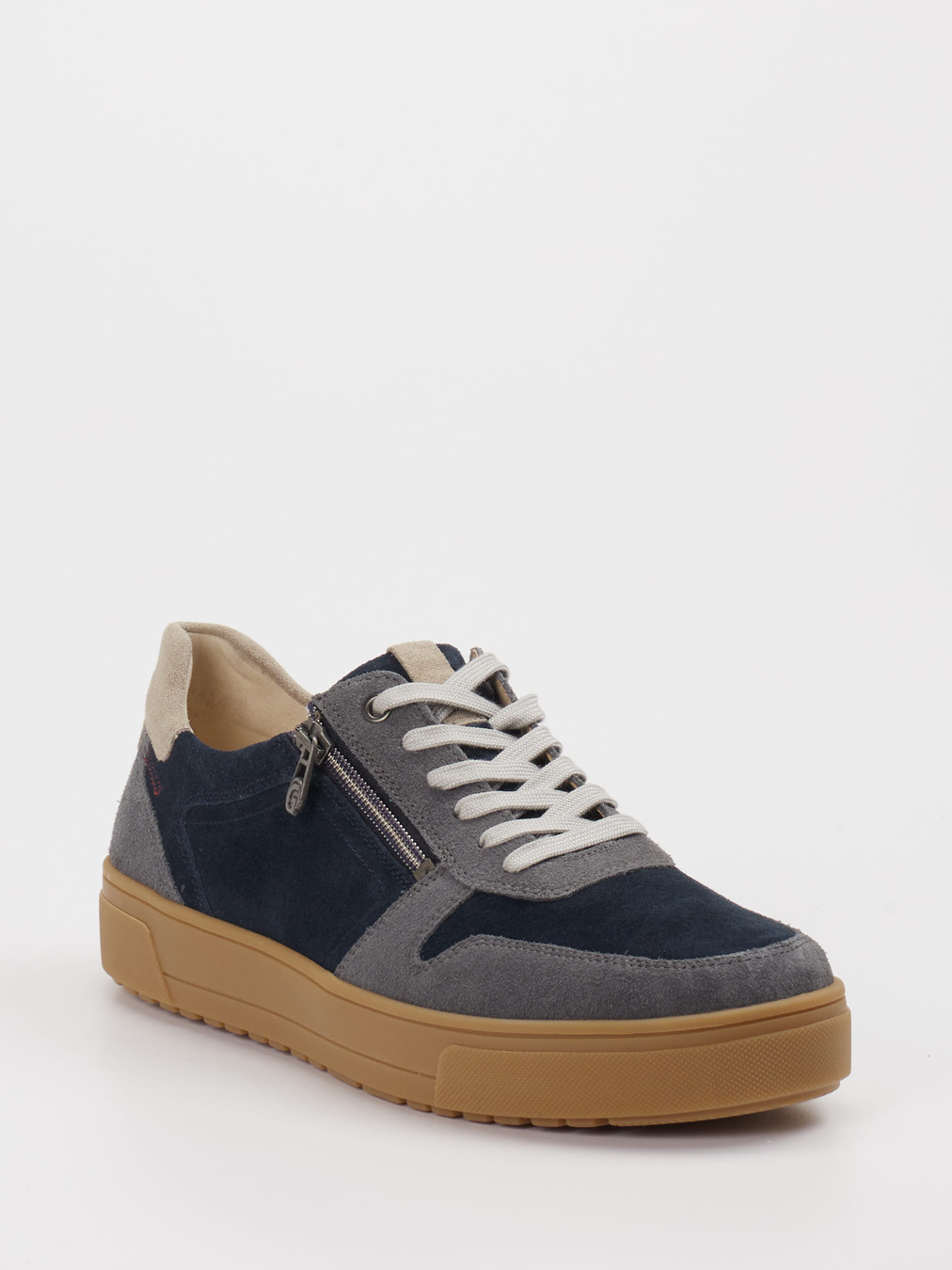 Ganter – Sneaker aus Veloursleder Dunkelblau