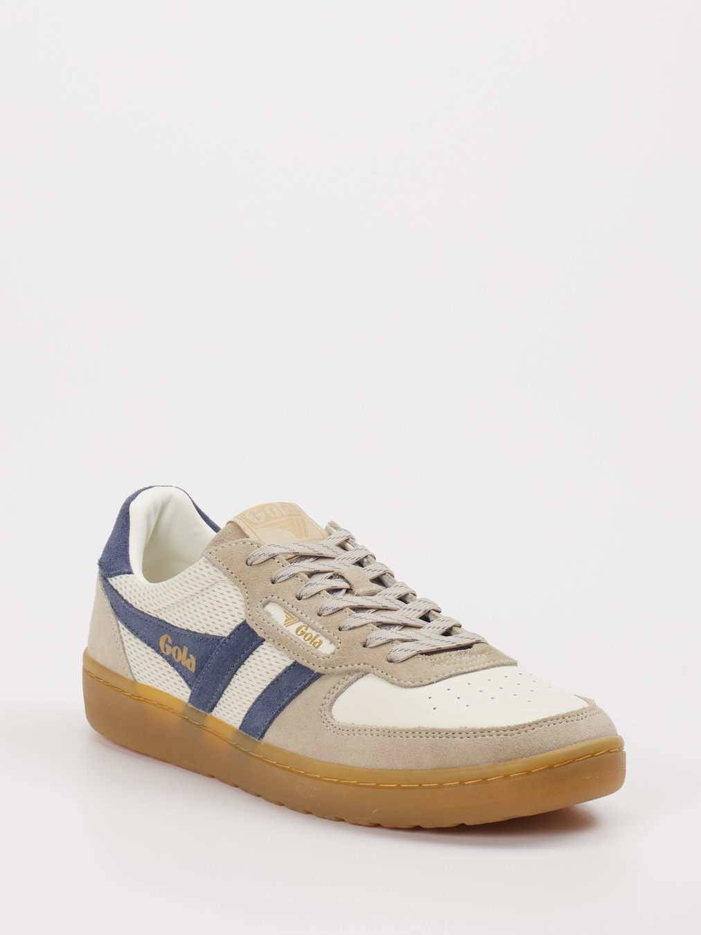 Gola – Retro-Sneaker aus Veloursleder cremeweiß