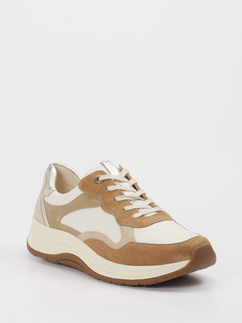 Ganter – Sneaker aus Veloursleder Beige