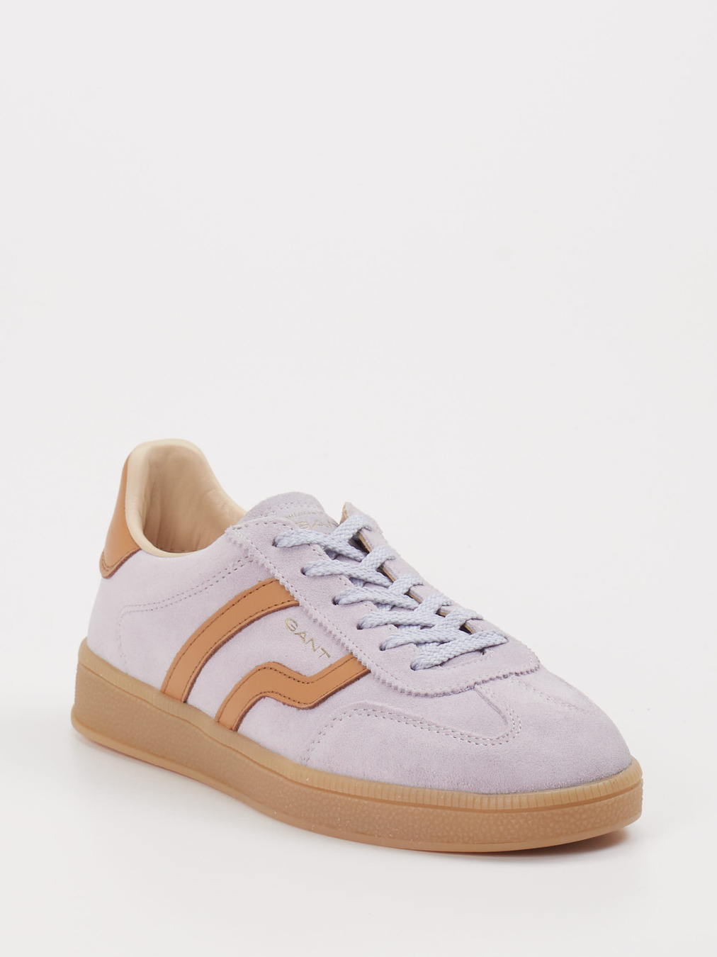 Gant – Sneaker aus Leder-Mix in Flieder