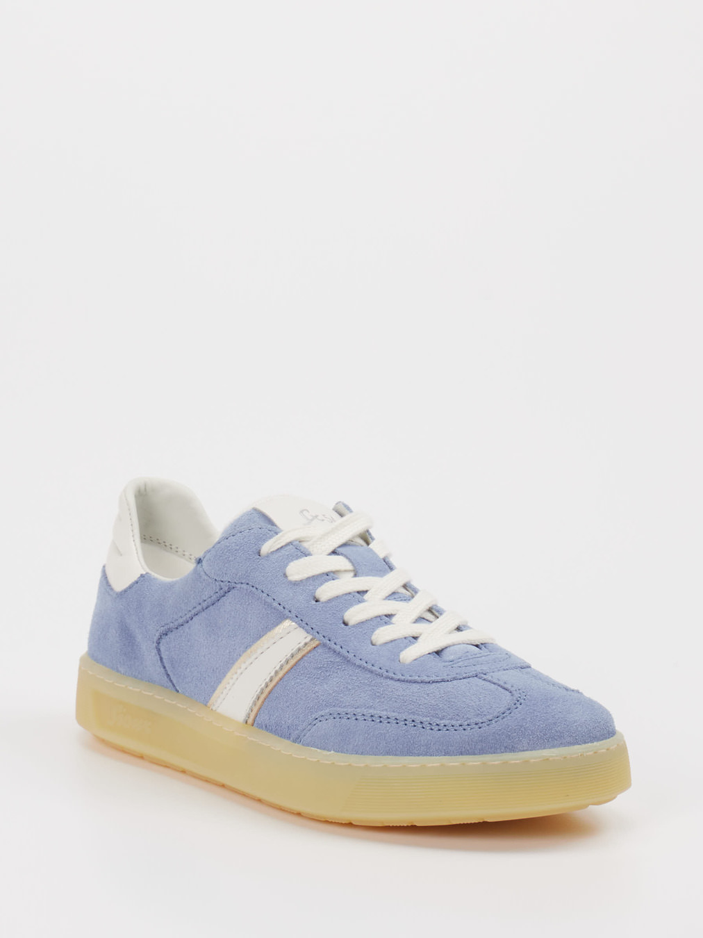 Sioux – Sneaker aus Veloursleder Hellblau