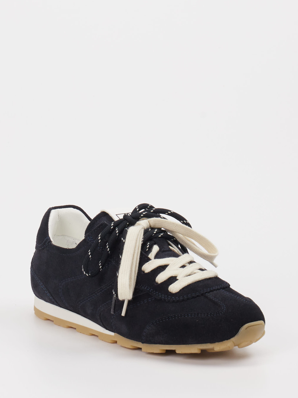 Marc O'Polo – Sneaker aus Veloursleder Dunkelblau