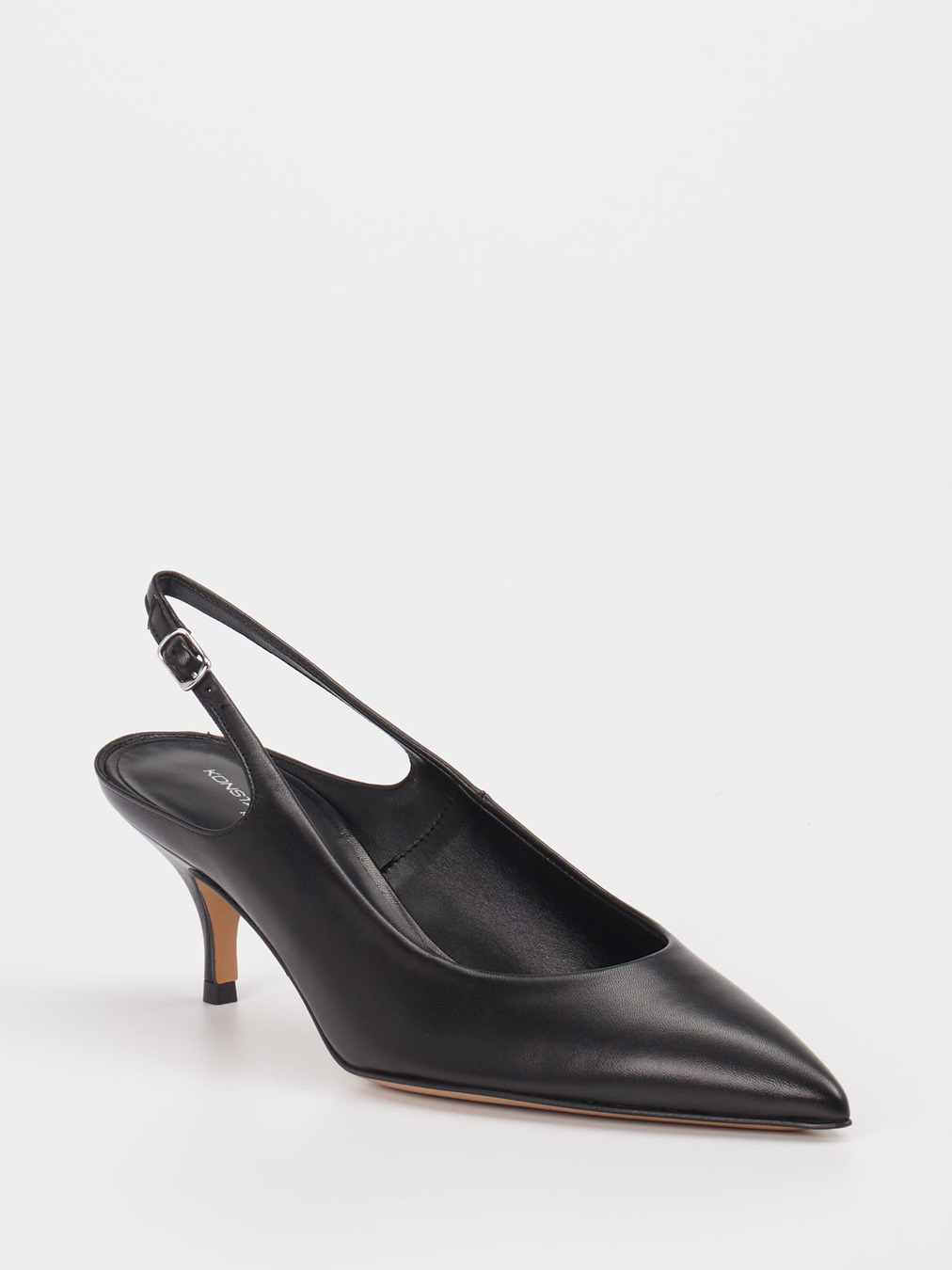 Konstantin Starke – Slingback-Pumps aus Lammleder Schwarz