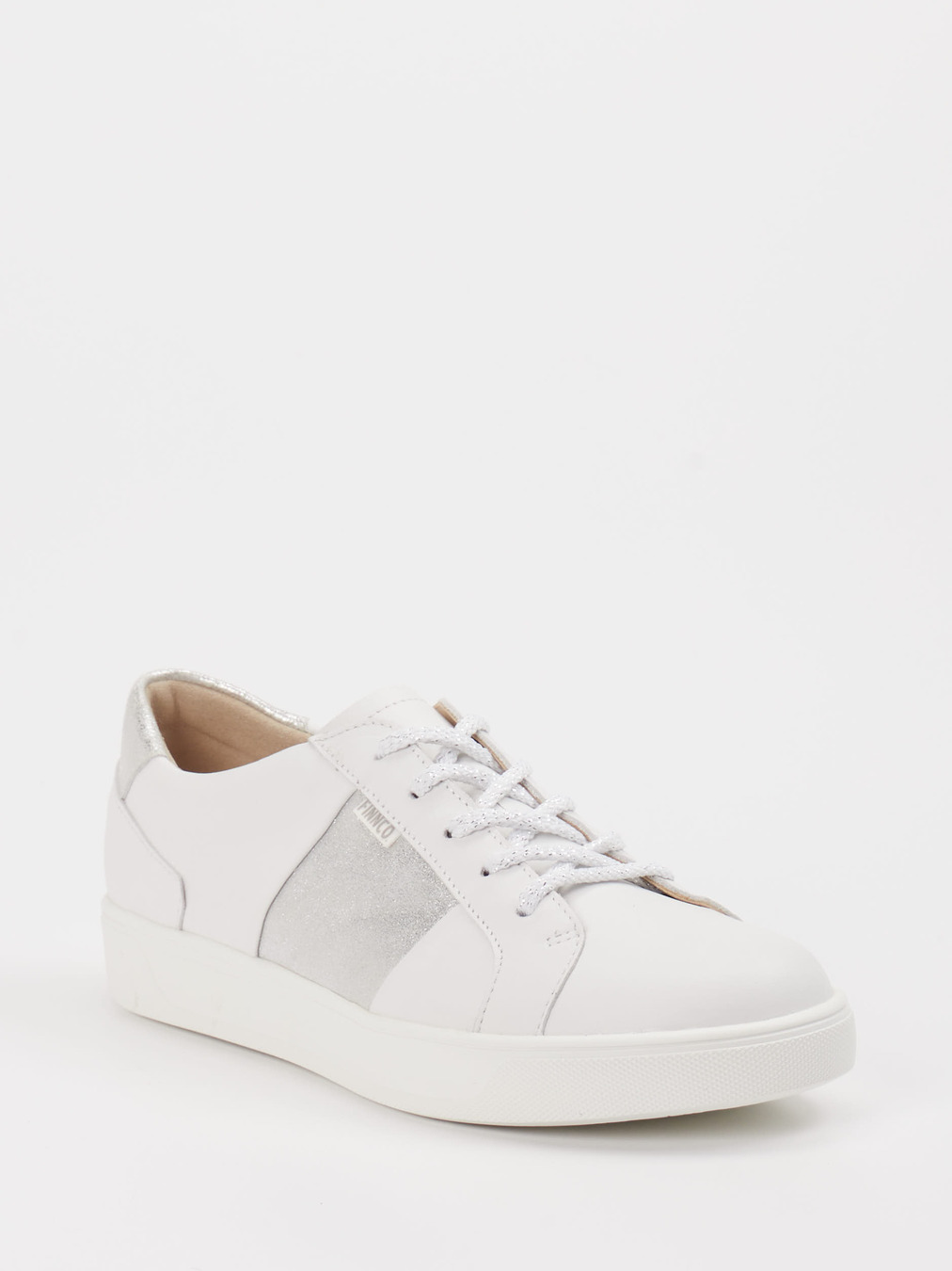 Finn Comfort – Sneaker aus Kalbleder in Weiß