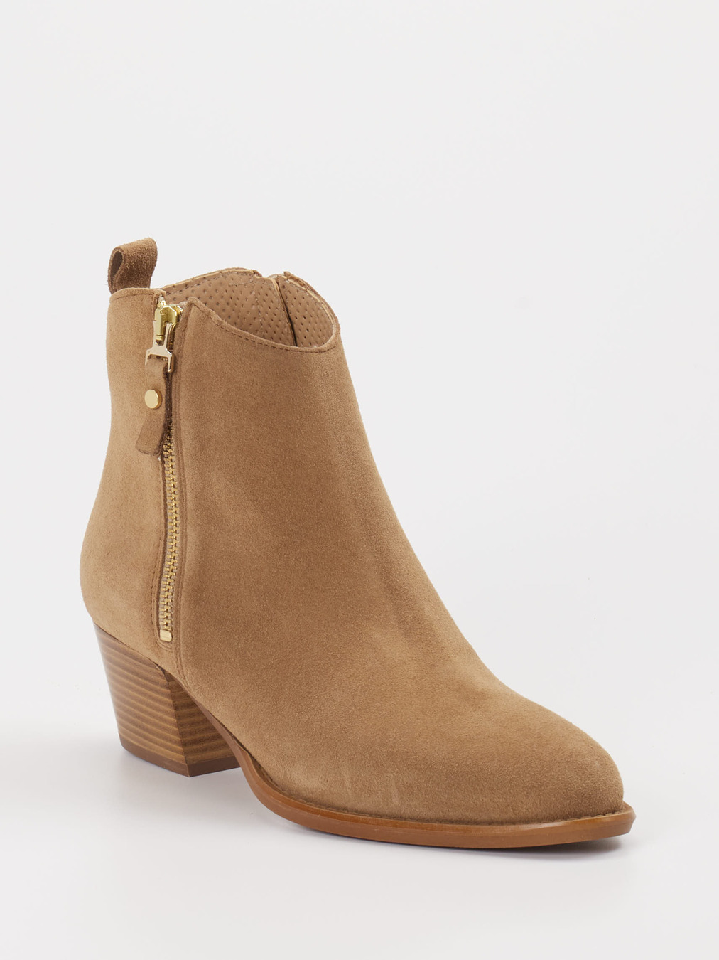 Ralph Harrison – Stiefelette aus Veloursleder sandbraun