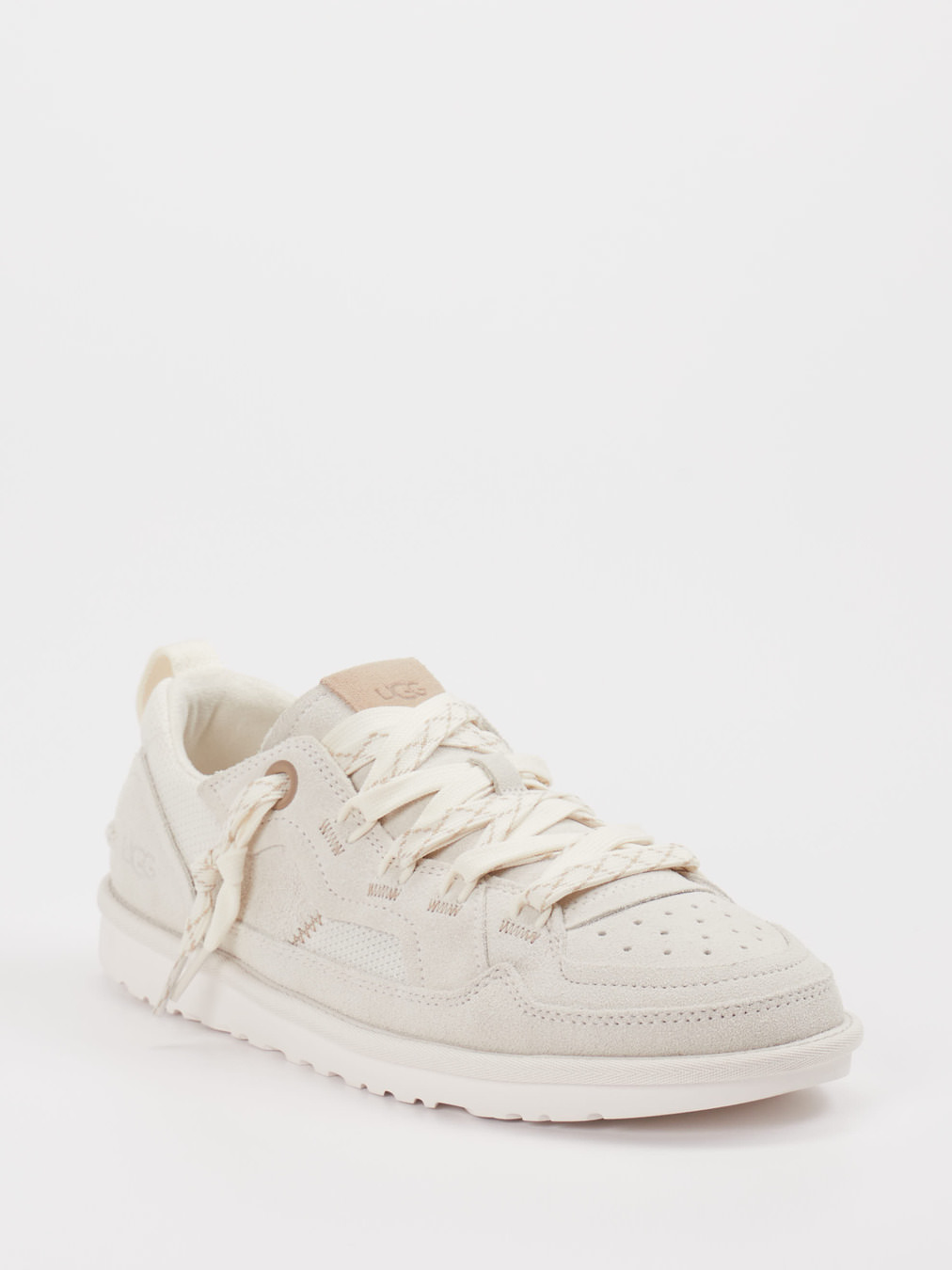 UGG – Sneaker aus Veloursleder in Beige