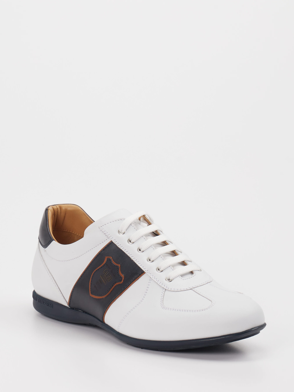 Galizio Torresi – Sneaker aus Kalbleder in Weiß