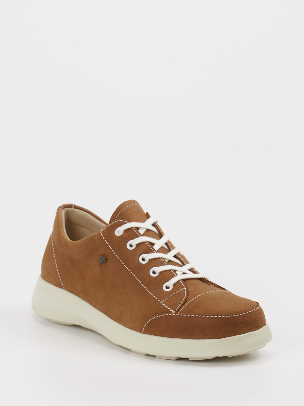 Finn Comfort – Komfort-Sneaker aus Nubukleder cognac