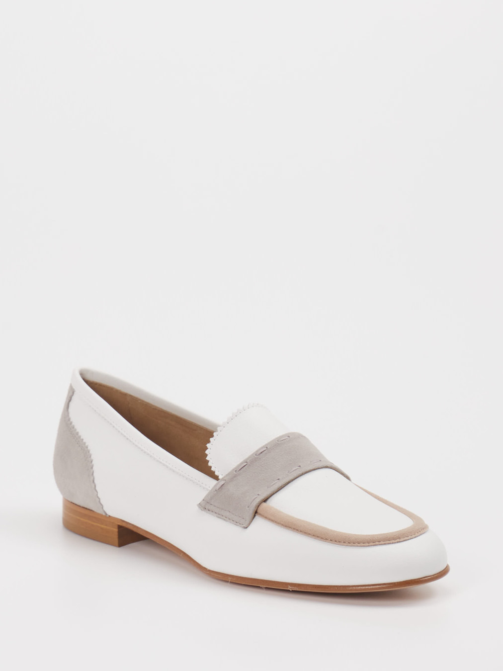 Konstantin Starke – Loafer aus Lammleder in Weiß