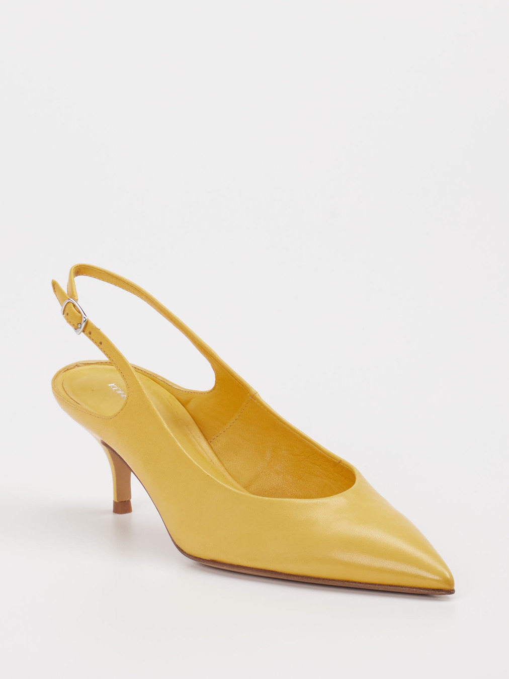 Konstantin Starke – Slingback-Pumps aus Lammleder gelb