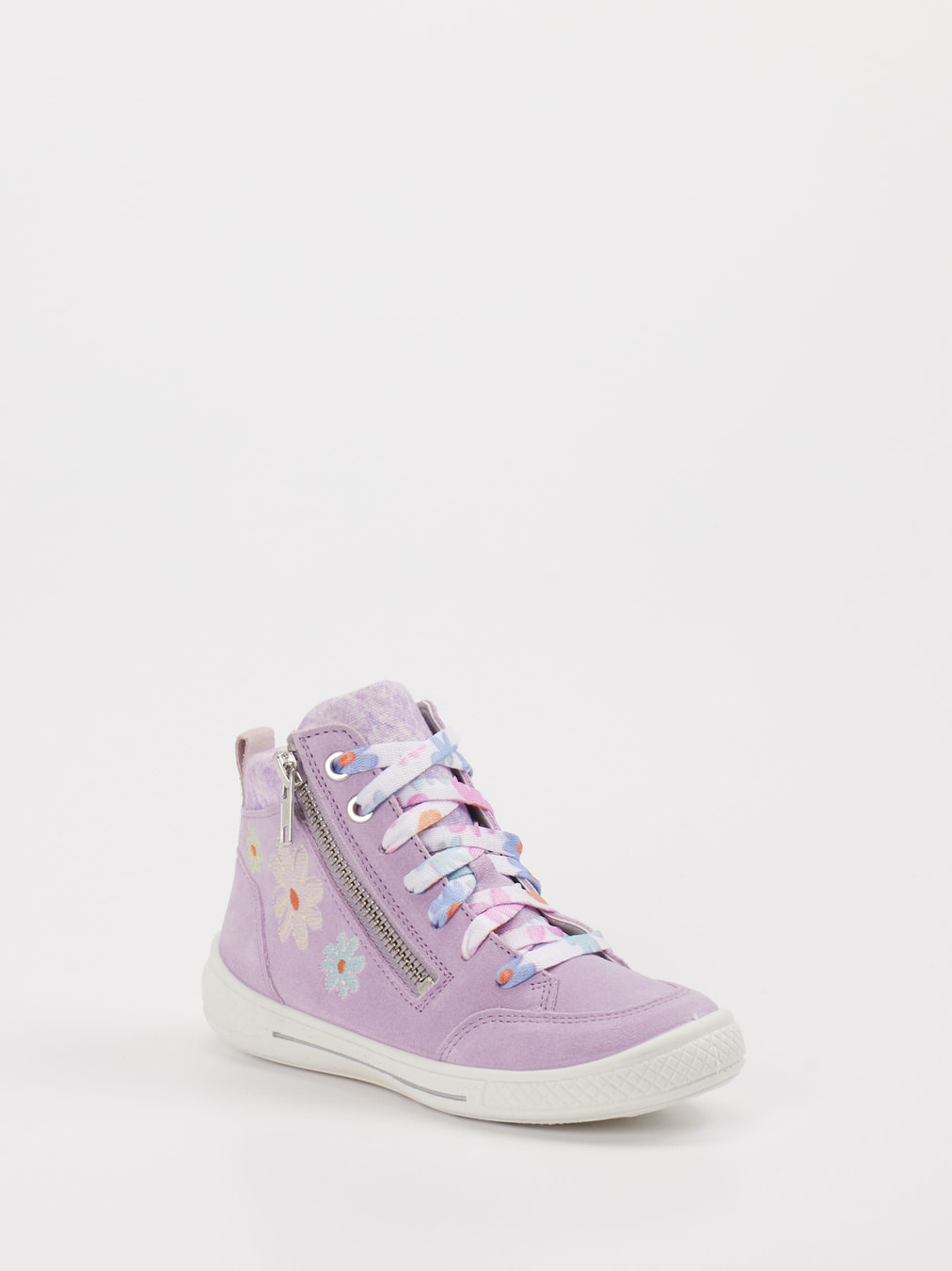 Superfit – High-Top Sneaker aus Leder Flieder