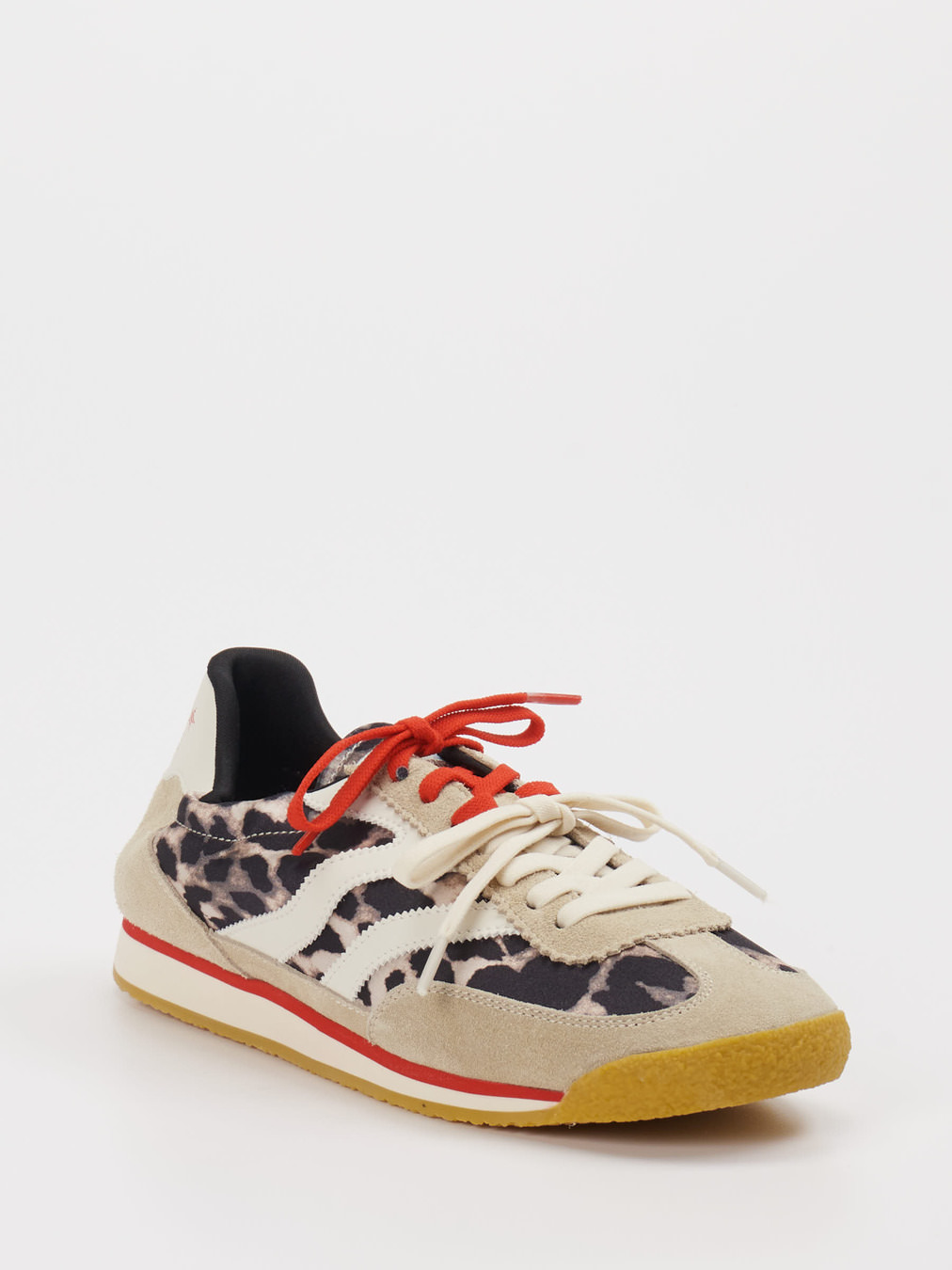 MRP – Sneaker aus Veloursleder und Textil Beige