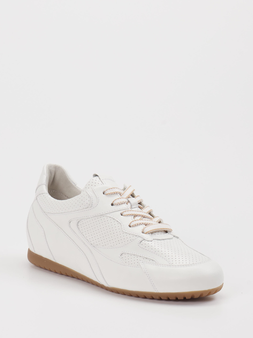 Gabor Comfort – Sneaker aus Kalbleder Offwhite