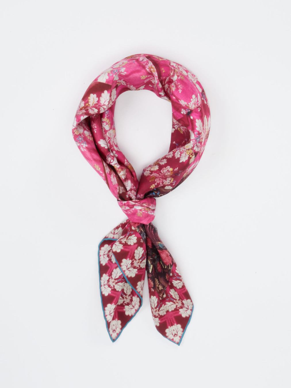 Pierre-Louis Mascia – Halstuch aus Satin Beerenrot