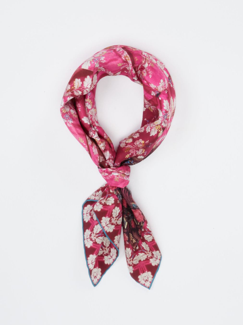 Pierre-Louis Mascia – Halstuch aus Seide Beerenrot