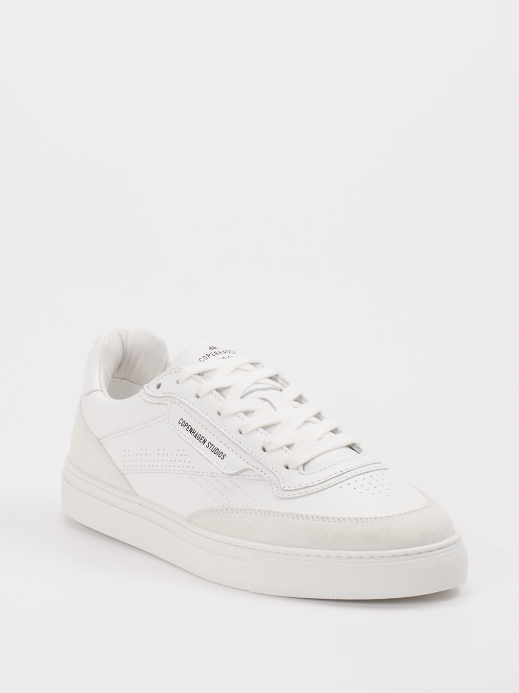 Copenhagen – Sneaker aus Kalbleder in Weiß