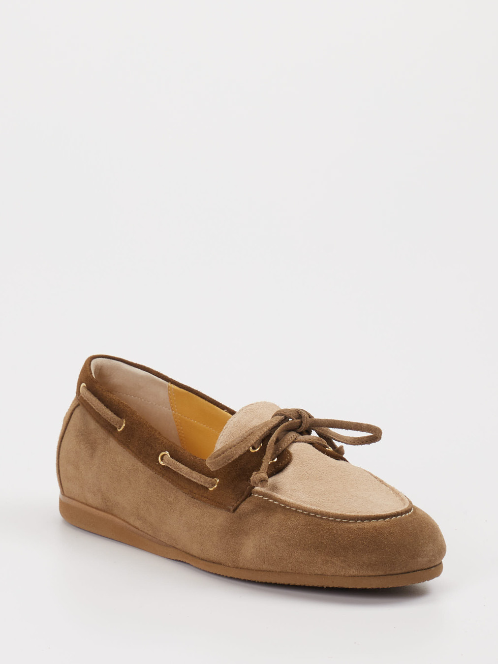 Truman's – Mokassin aus Veloursleder karamellbraun