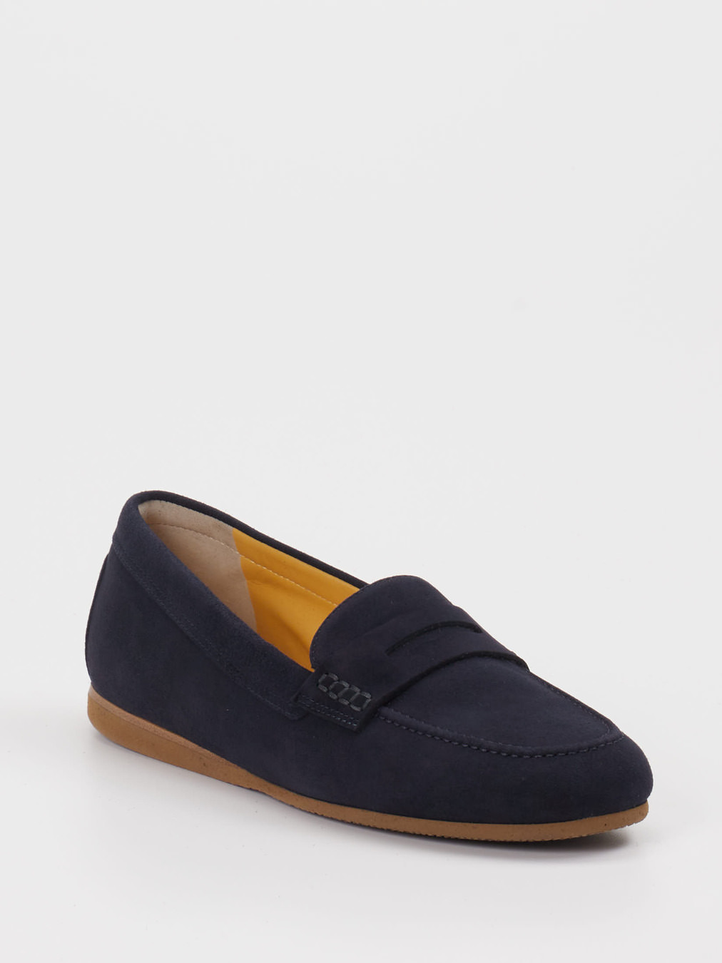Truman's – Loafer aus Veloursleder Dunkelblau