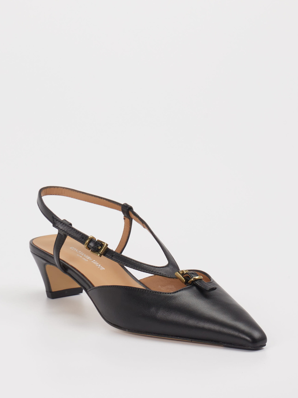 Konstantin Starke – Slingback-Pumps aus Lammleder Schwarz