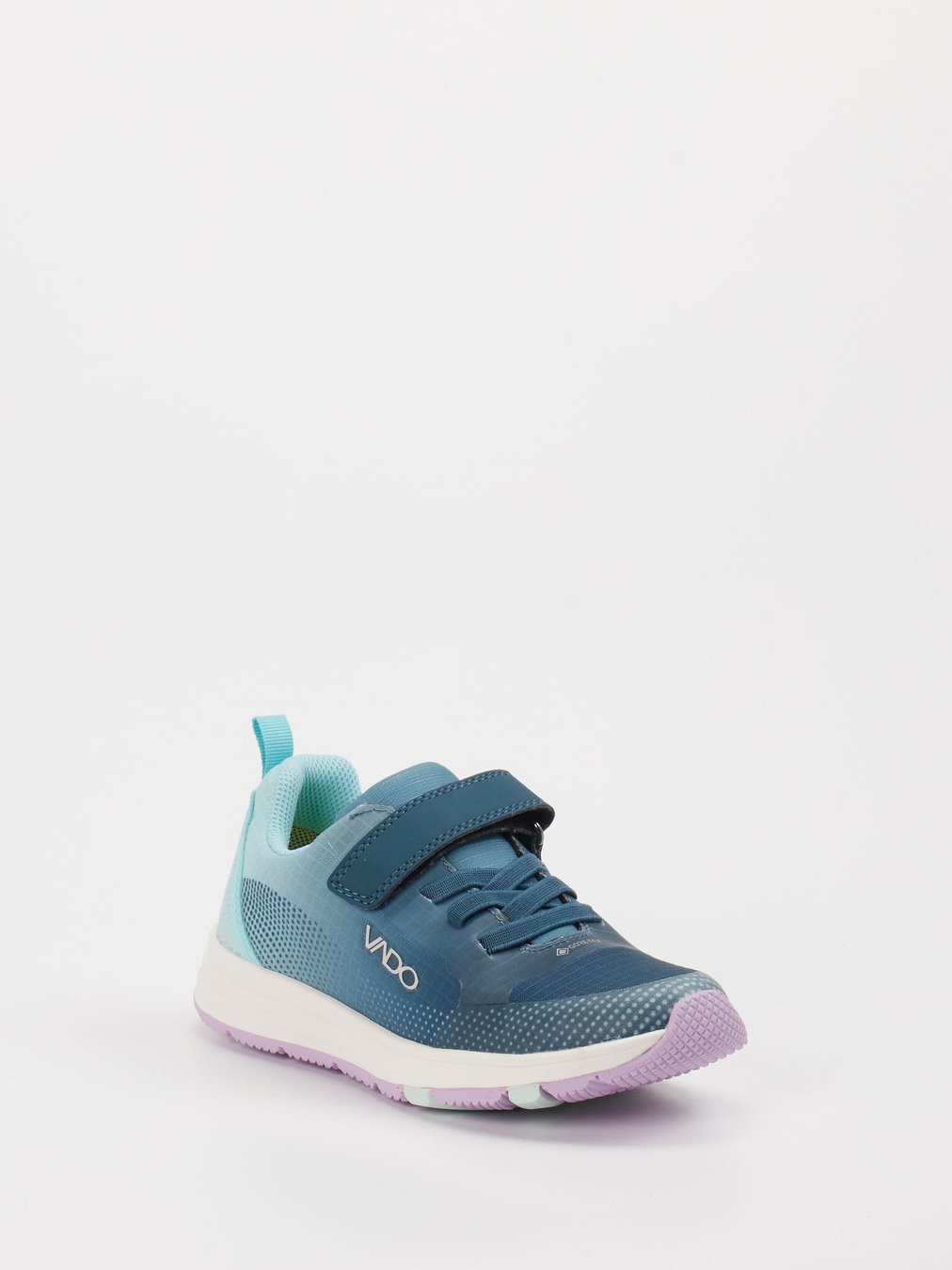 Vado – Klettsneaker aus Textil in Petrolblau