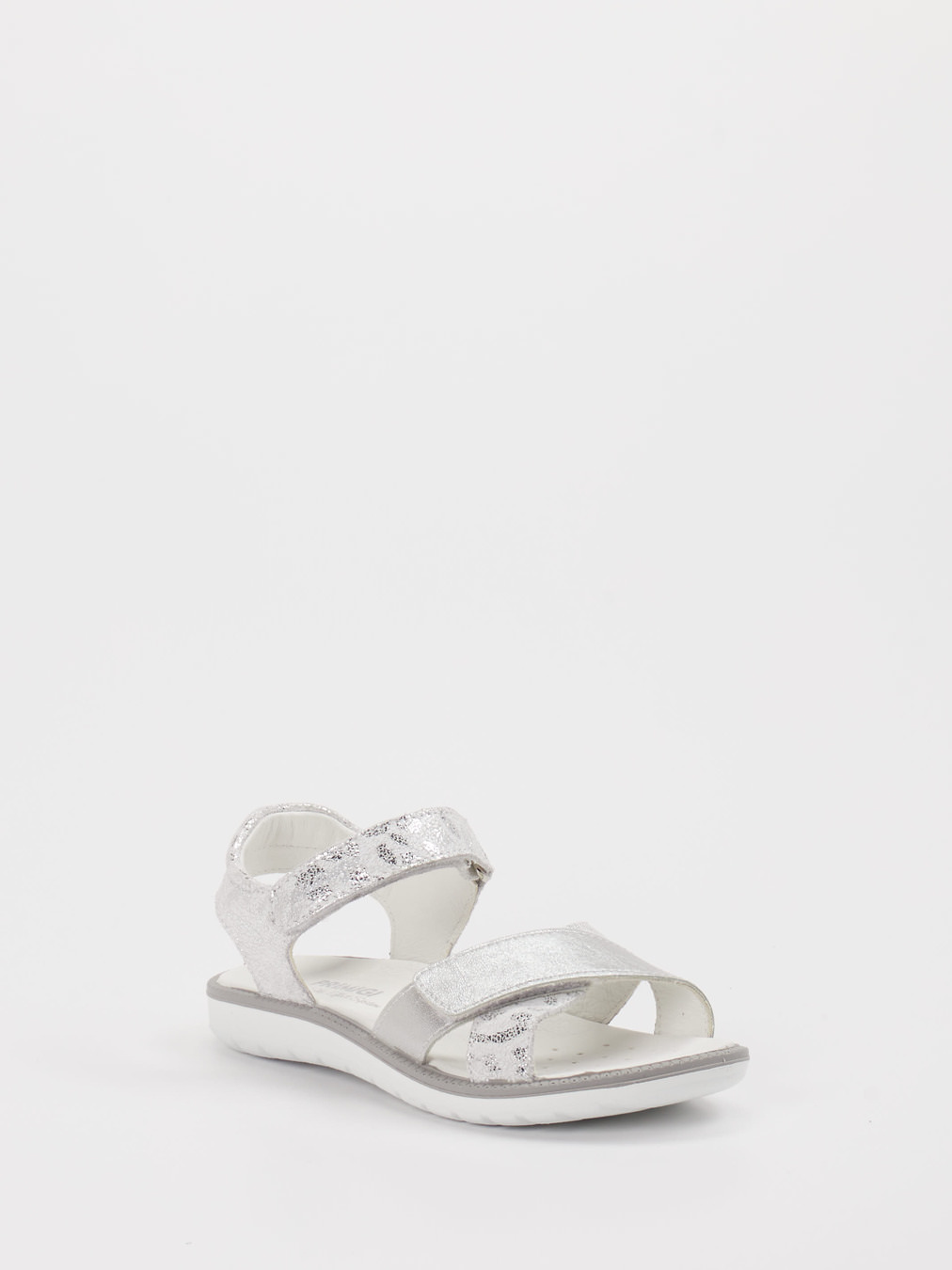 Primigi – Klettsandalette aus Metallic in Silber