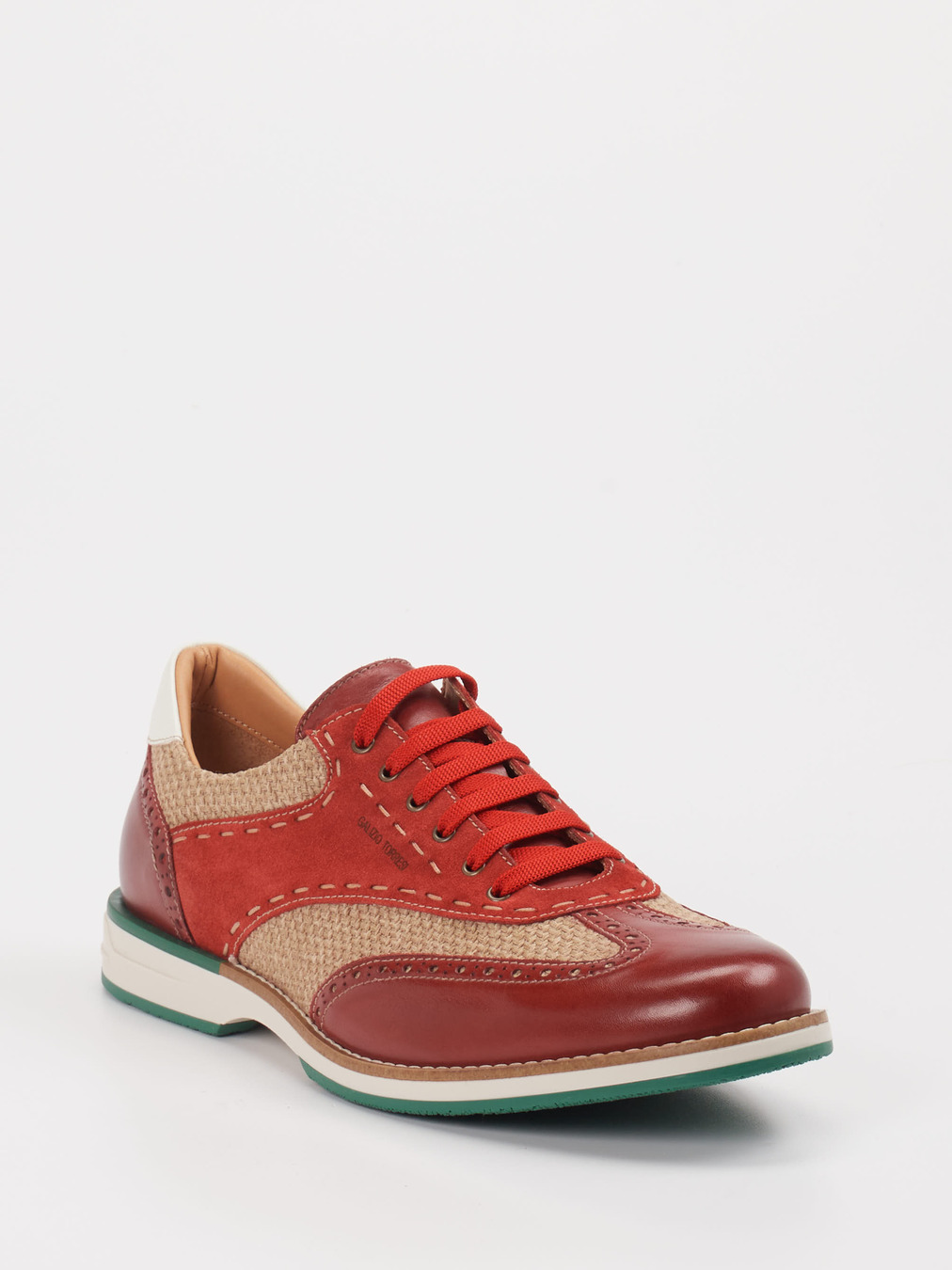 Galizio Torresi – Schnürschuh aus Kalbleder Rotbraun