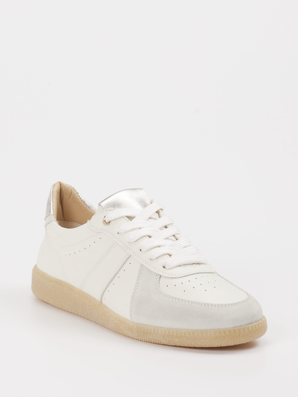 Konstantin Starke – Sneaker aus Leder Off-White