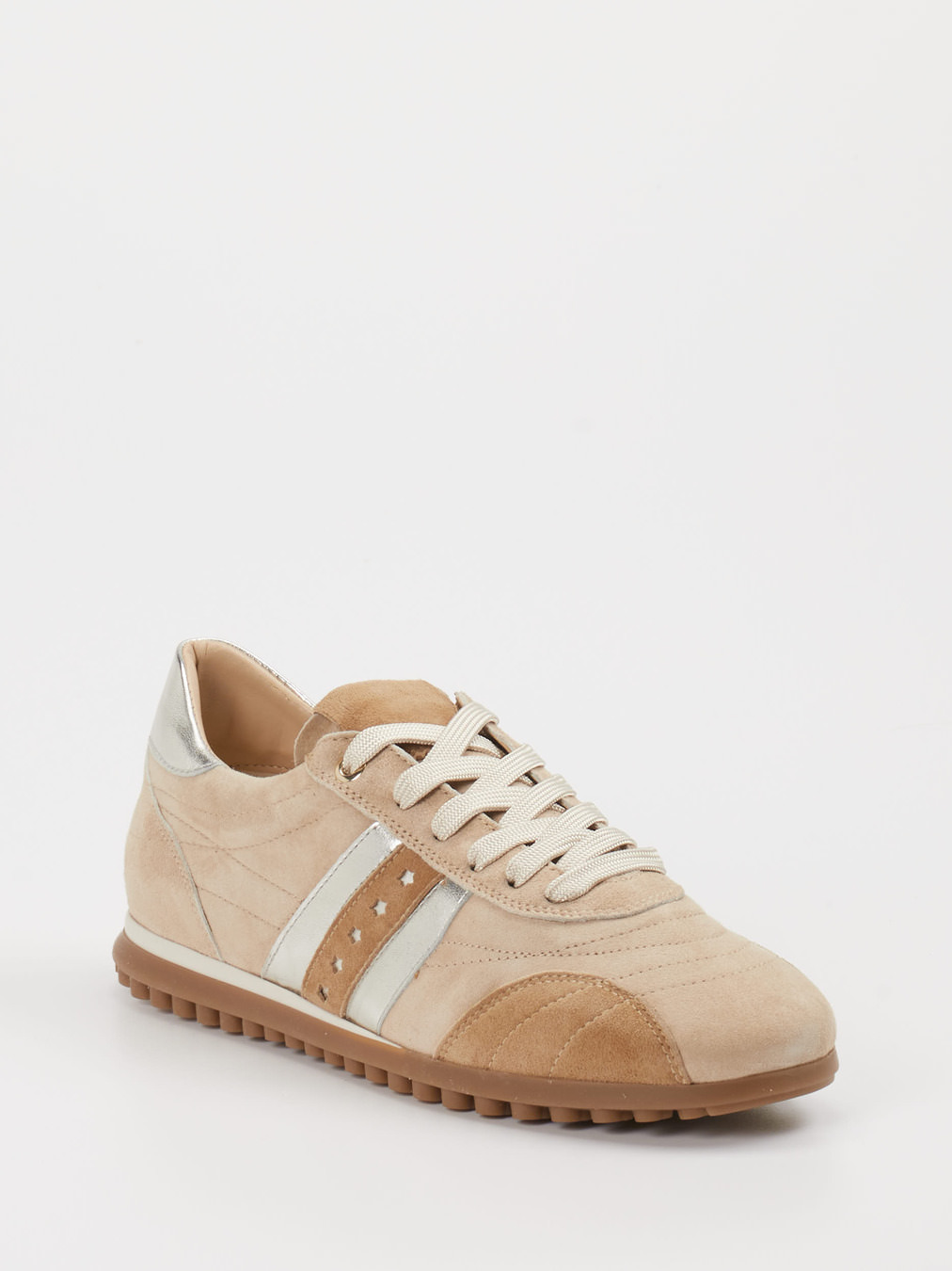 Konstantin Starke – Sneaker aus Kalbleder beige