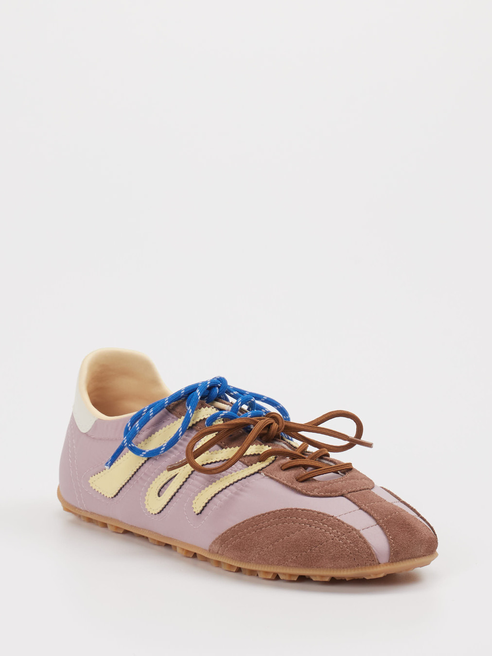 MRP – Retro-Sneaker aus Velourleder und Textil in Flieder