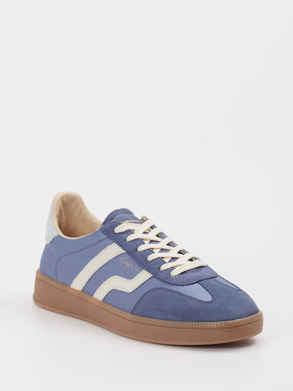 Gant – Retro-Sneaker aus Veloursleder in Blau