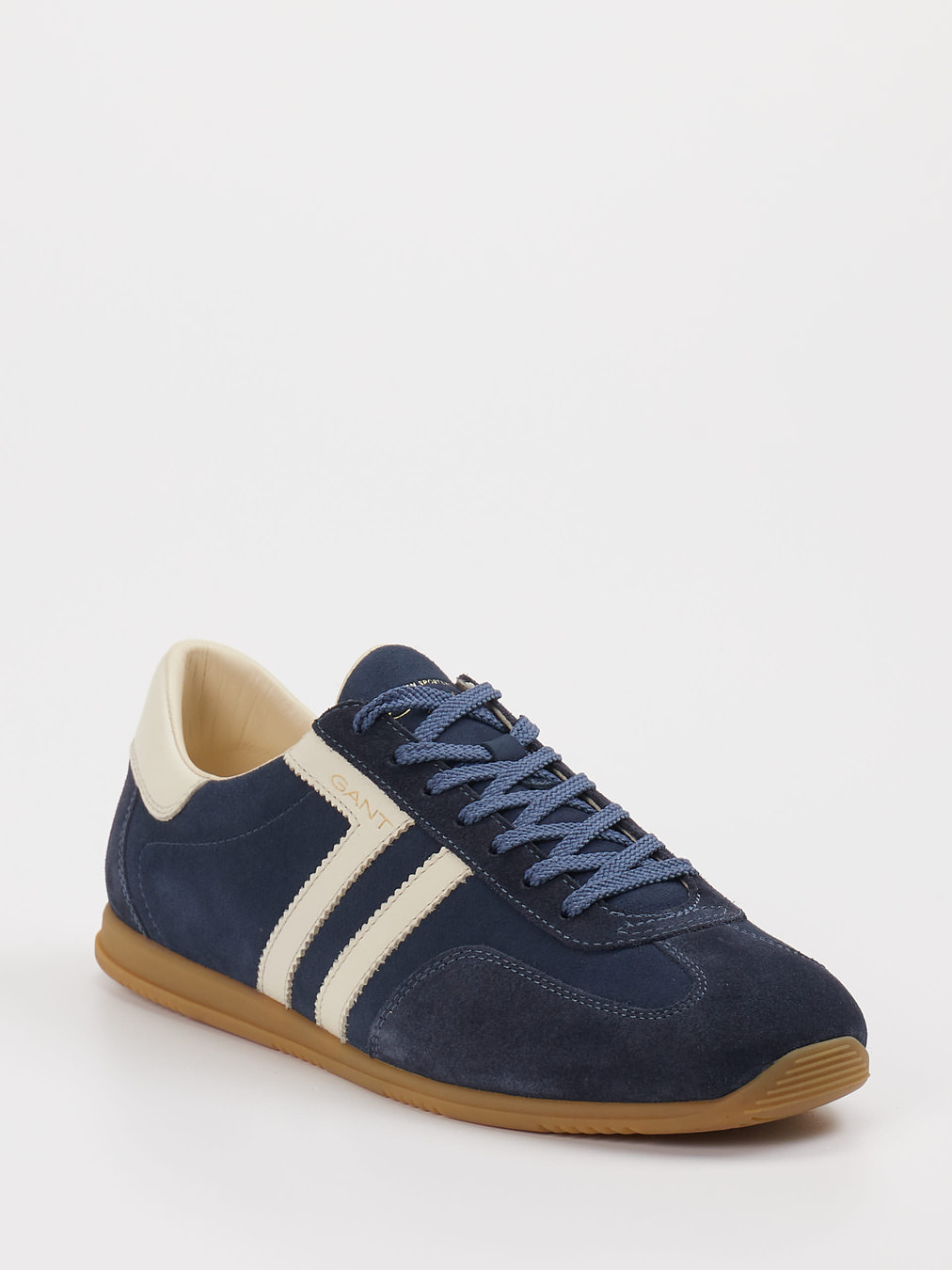 Gant – Retro-Sneaker aus Veloursleder Dunkelblau