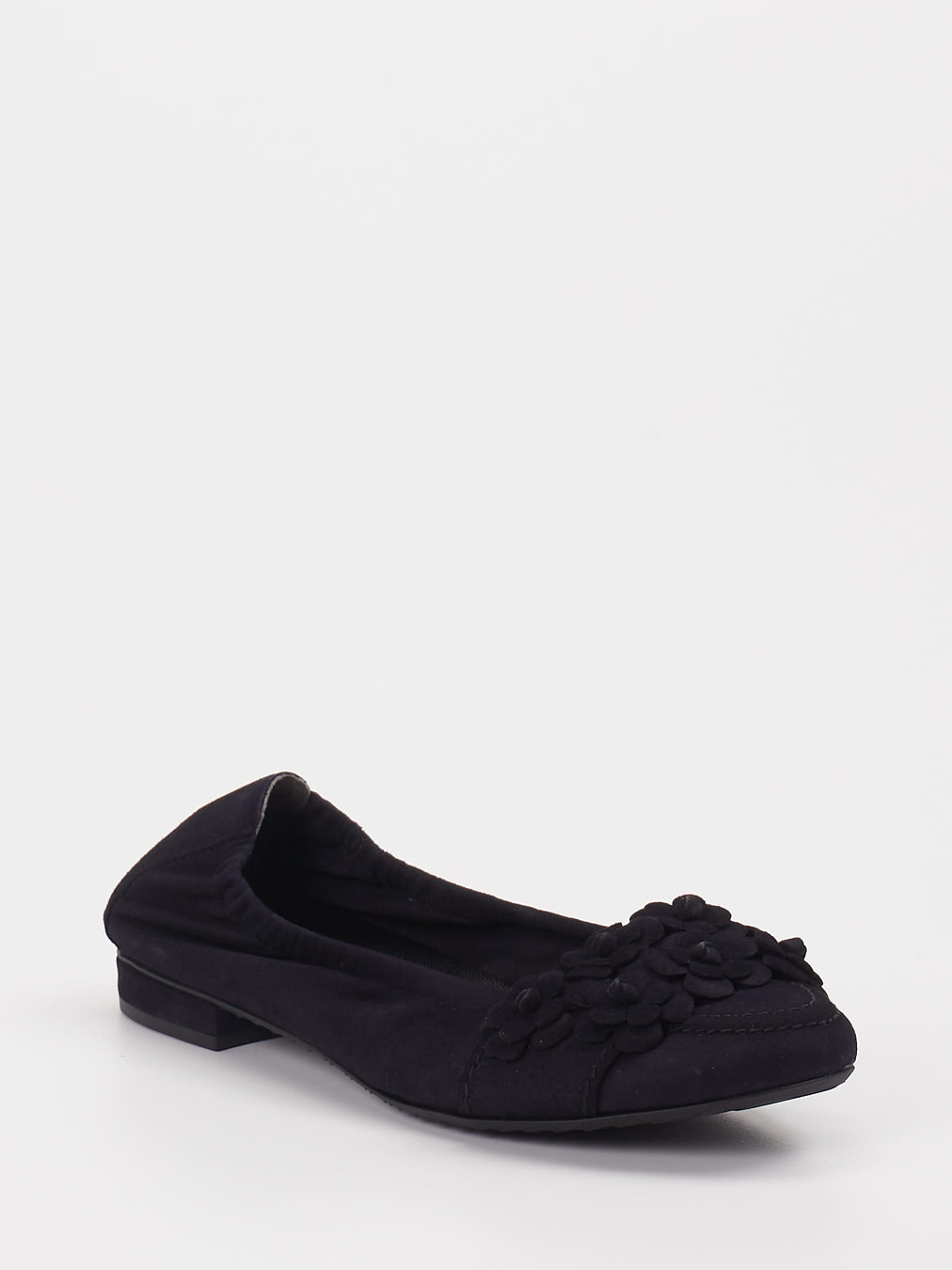 Kennel & Schmenger – Ballerinas aus Veloursleder Schwarz