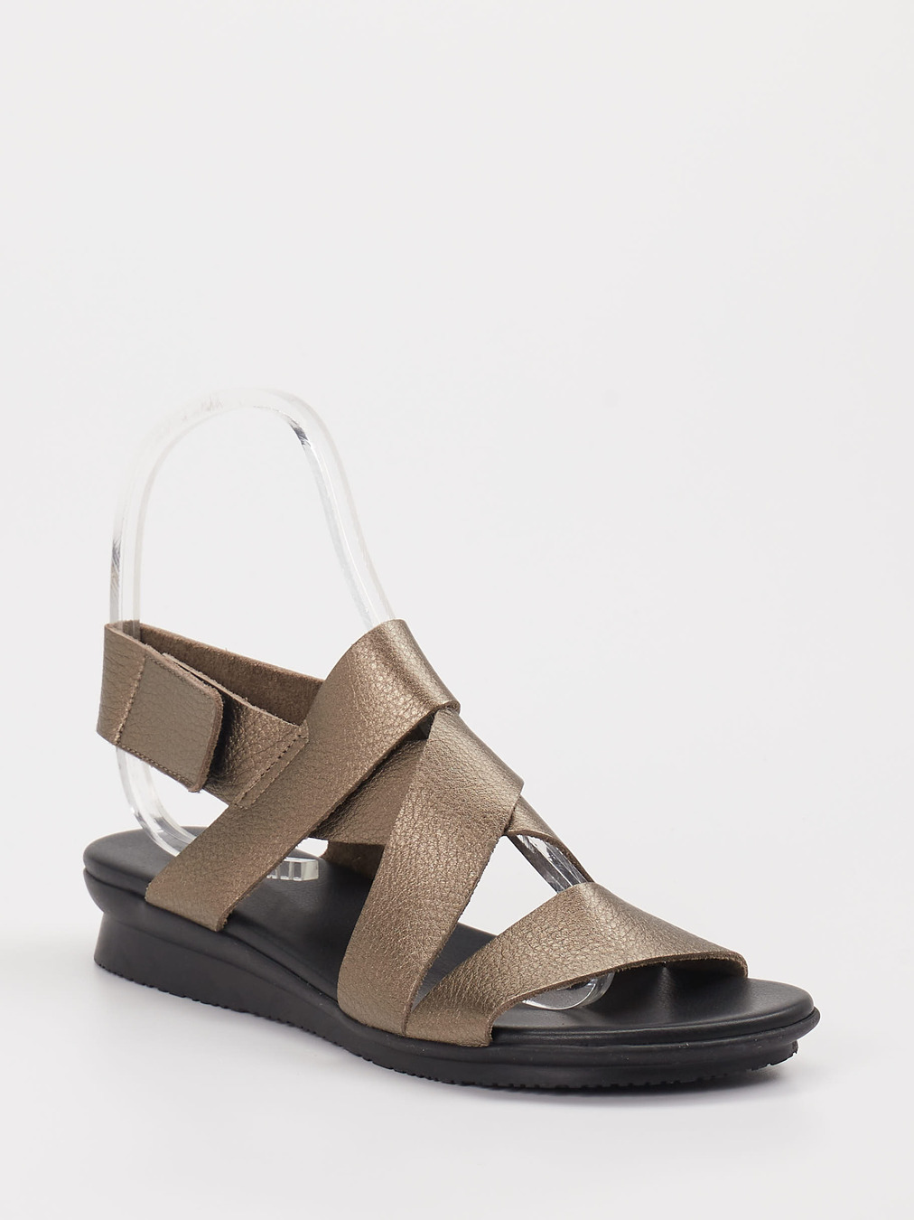 Arche – Komfort-Sandalen aus Leder bronzebraun