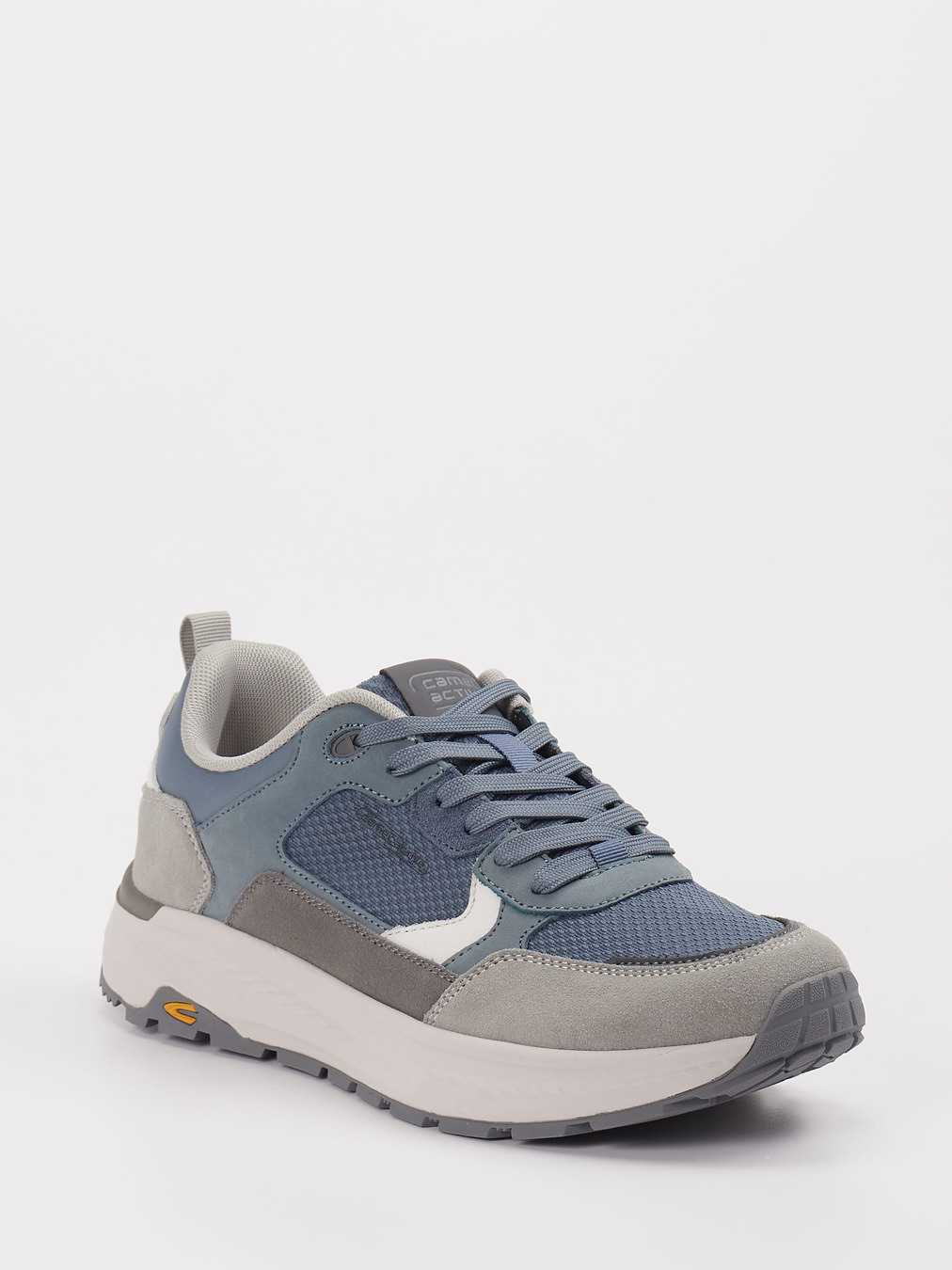 Camel Active – Sneaker aus Veloursleder und Textil blau