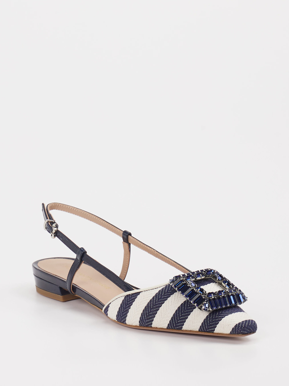 Konstantin Starke – Slingback-Ballerinas aus Textil
