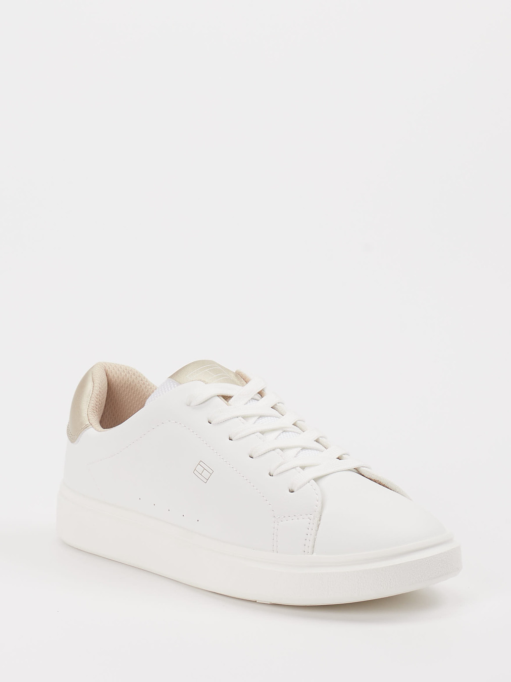 Tommy Hilfiger – Sneaker aus Synthetik in Weiß