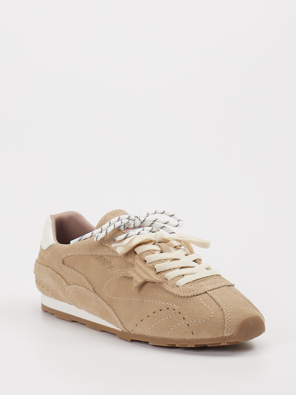 MRP – Sneaker aus Veloursleder in Beige