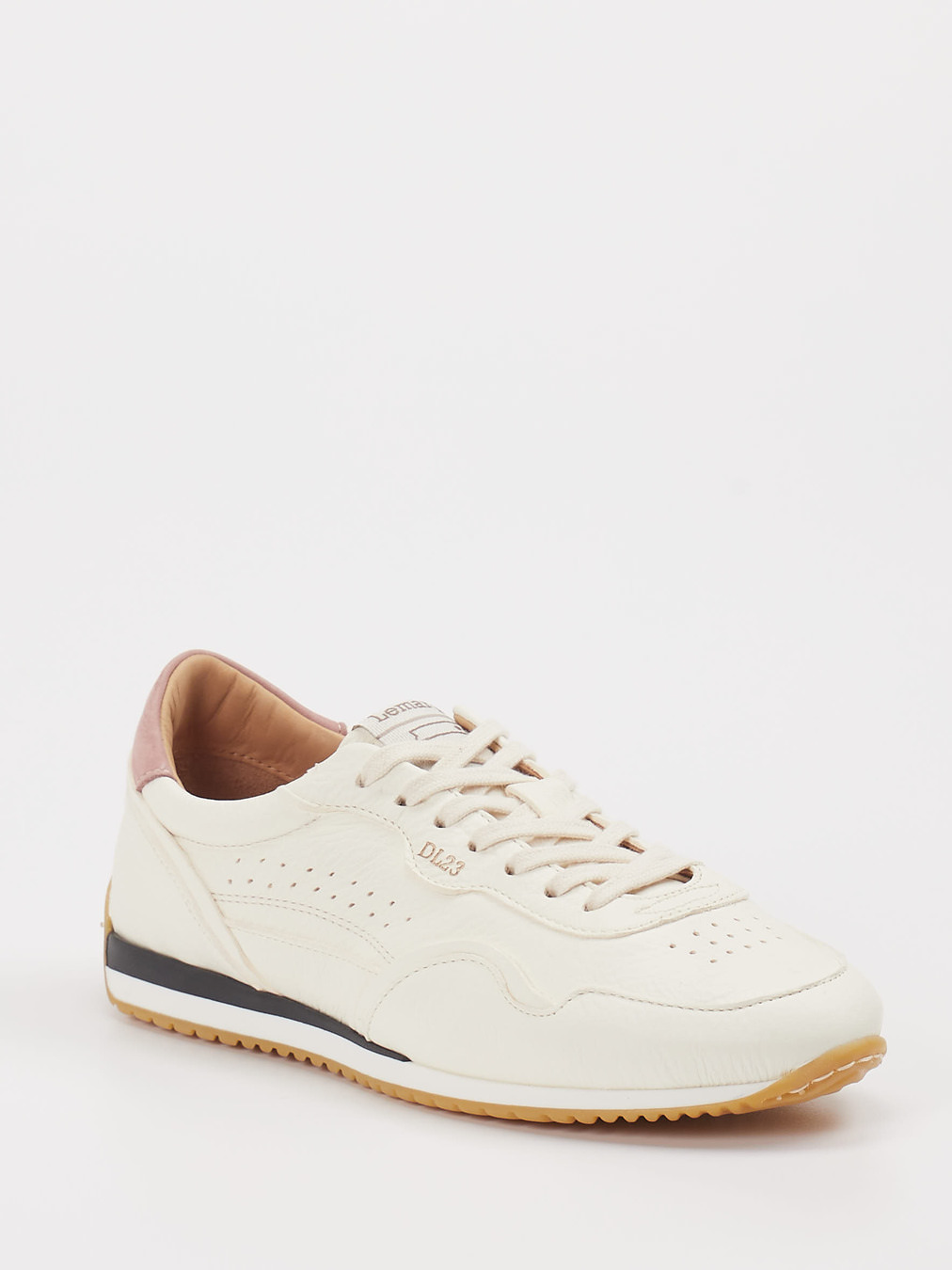 Lemargo – Sneaker aus Leder in Cremeweiß und Rosa