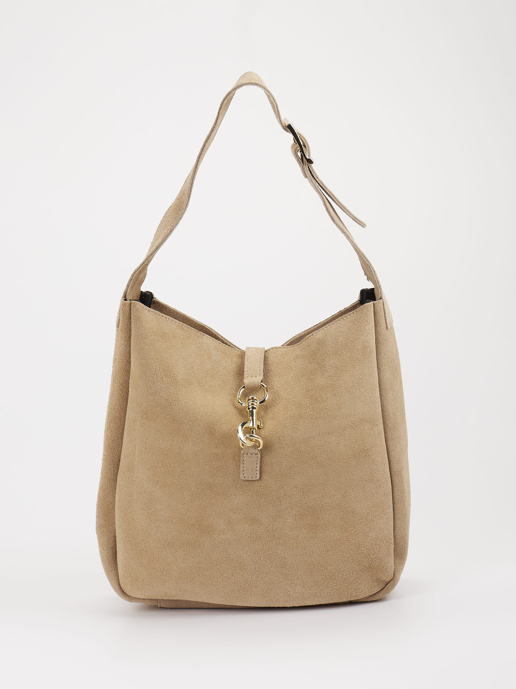 Marlon Firenze – Hobo Bag aus Kalbleder in Beige
