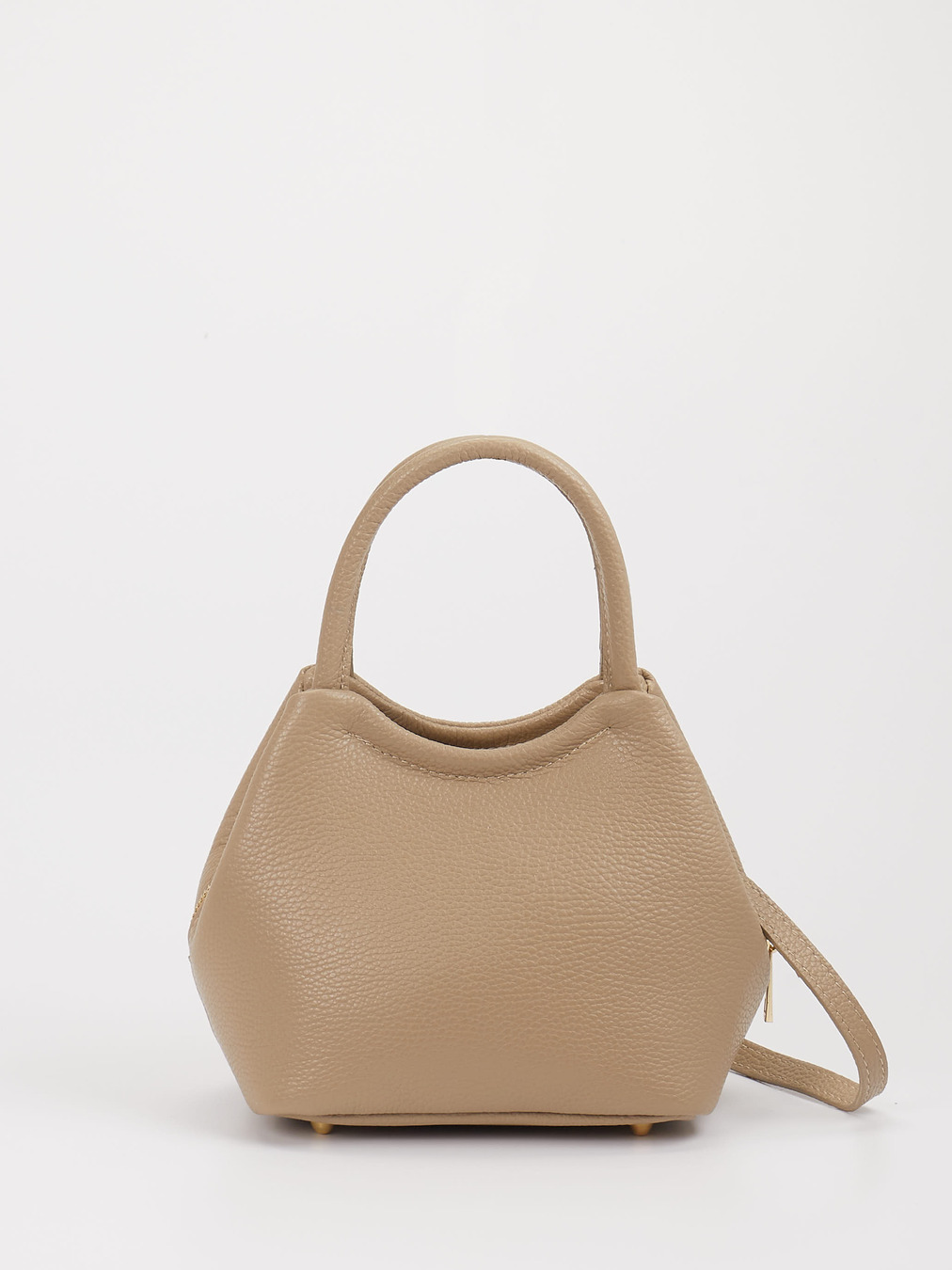 Marlon Firenze – Mini Bag aus Leder in Taupe