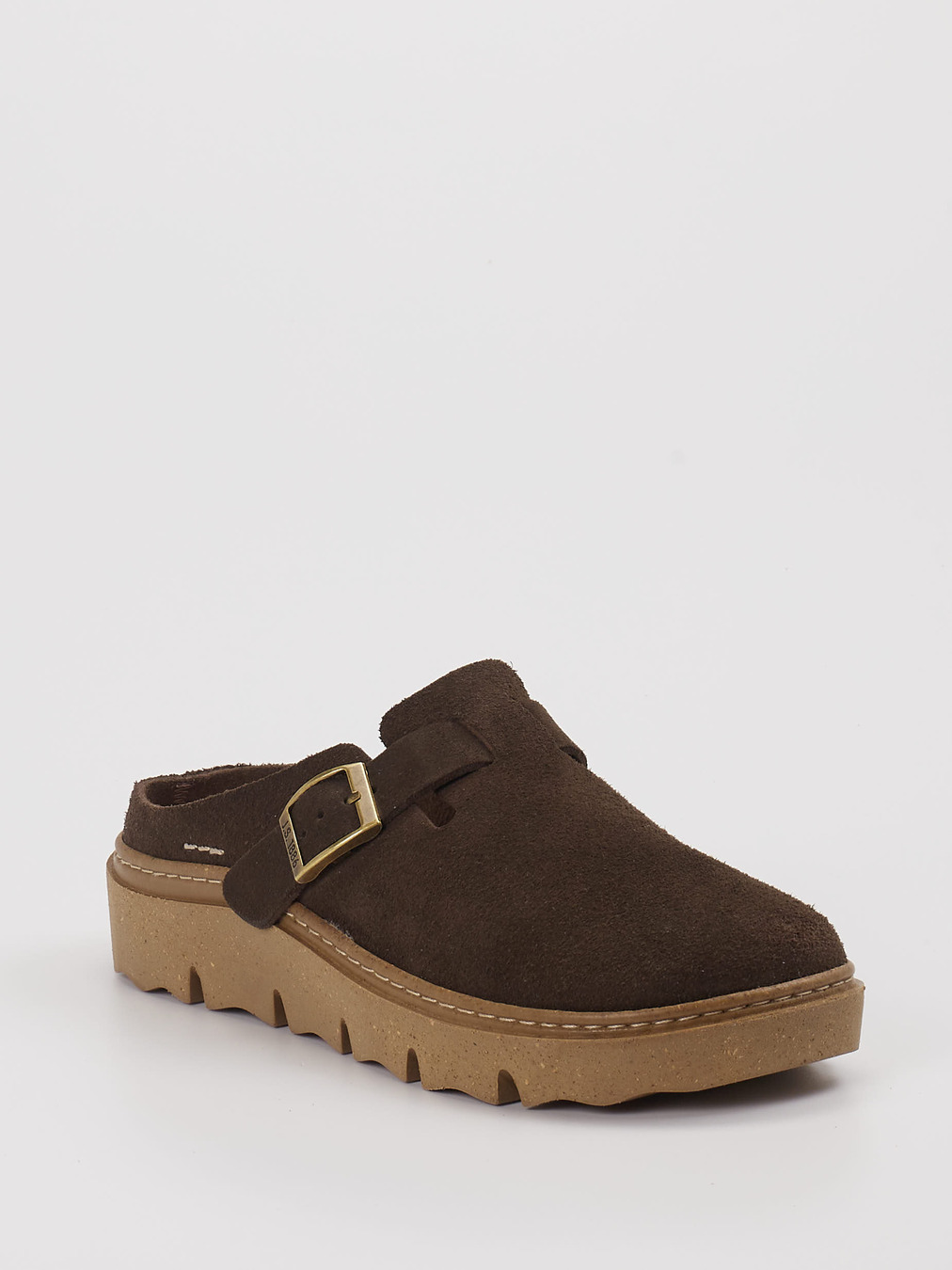 Josef Seibel Relax – Pantolette aus Veloursleder braun