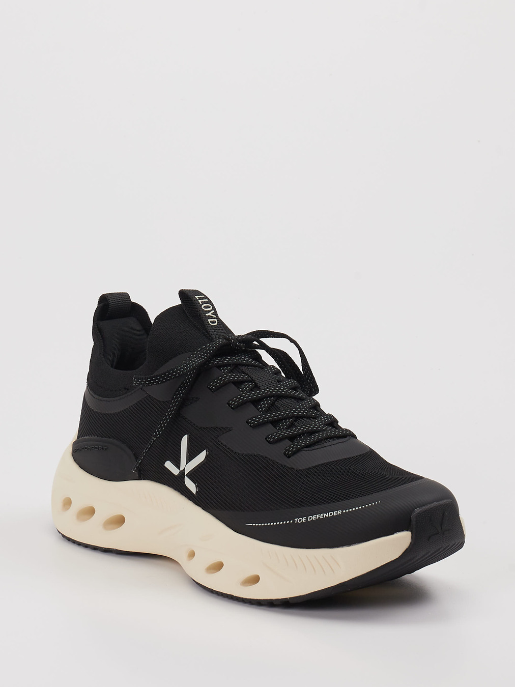 Lloyd – Sneaker aus Textil Schwarz Chunky Sohle