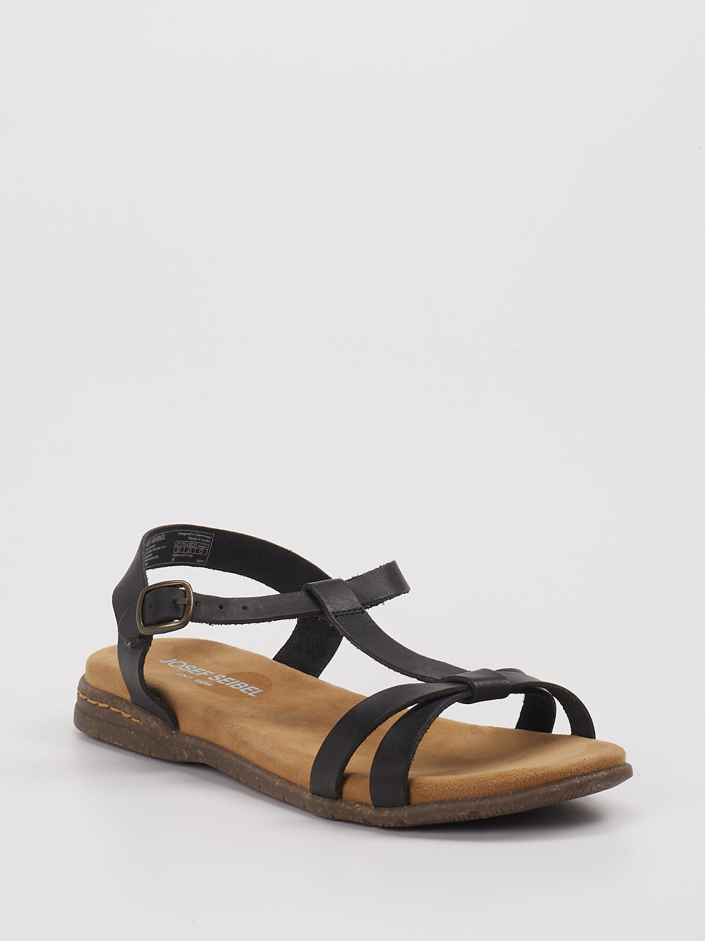 Josef Seibel – Sandale aus Kalbleder Schwarz