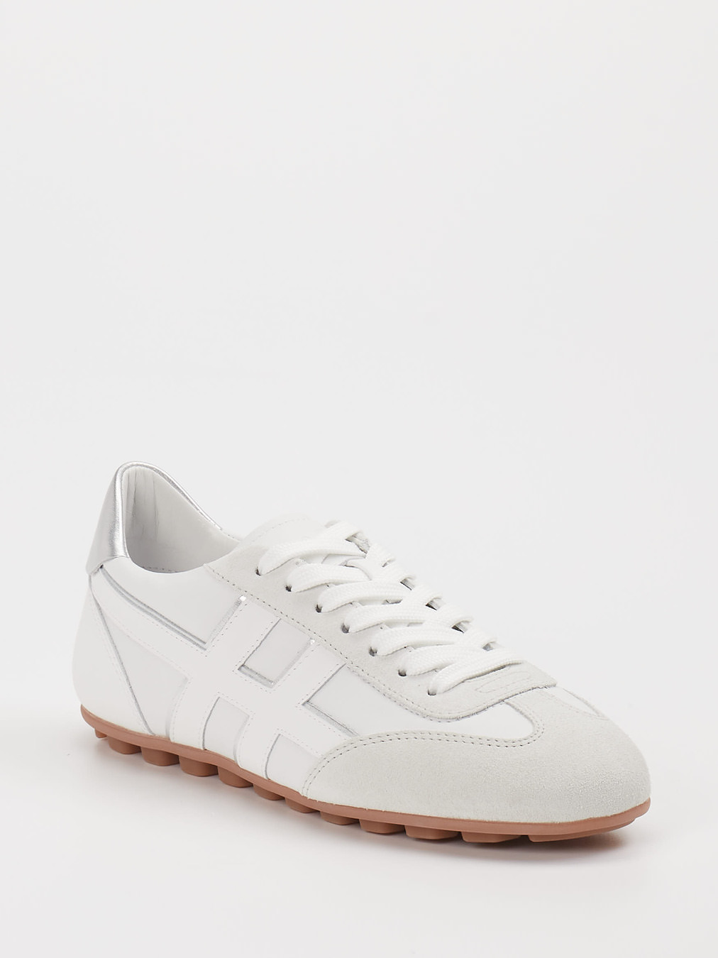 Hogan – Sneaker aus Veloursleder Weiß