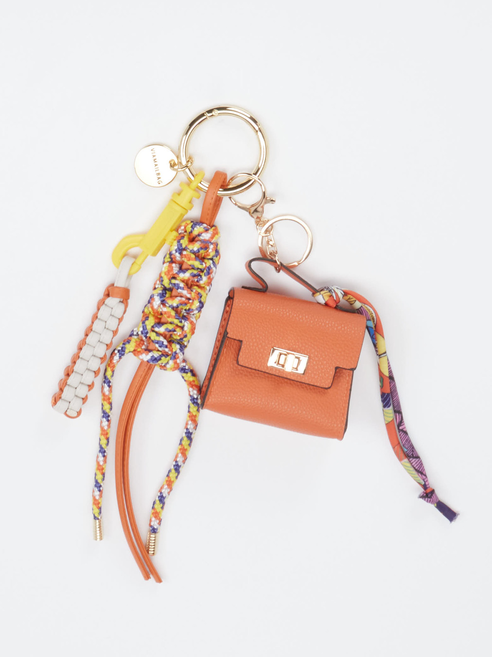 Viamailbag – Schlüsselanhänger aus Textil Orange